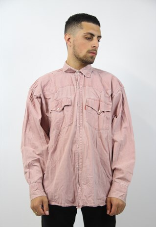 VINTAGE DENIM PINK SHIRT