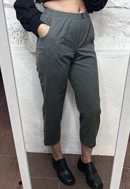 90s Cigarette Cropped Pants / Trousers - XS - S