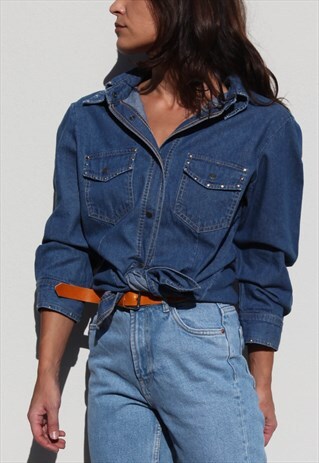 BLUE DENIM SHIRT