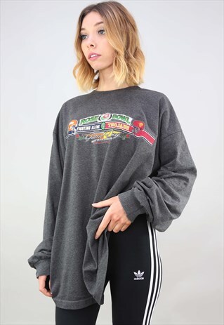RETRO 2008 LONG SLEEVE ROSE BOWL TOP T-SHIRT