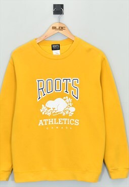 Vintage Roots Athletics Sweatshirt Yellow XSmall