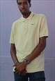 VINTAGE LACOSTE POLO SHIRT YELLOW XL