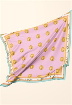 Pink silky Rubinho scarf