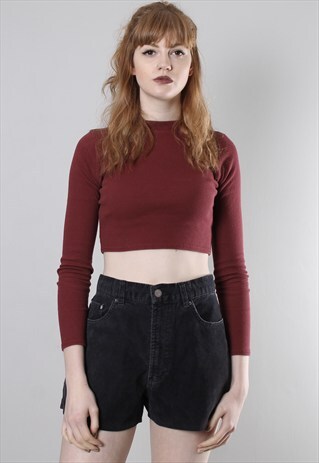 VINTAGE 90S GREY CORD HIGH WAISTED SHORTS