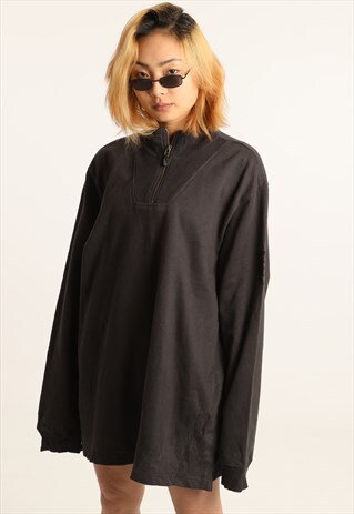 VINTAGE CHAPS 1/4 ZIP SWEATSHIRT