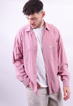 Vintage Replay Checked Shirt in Red
