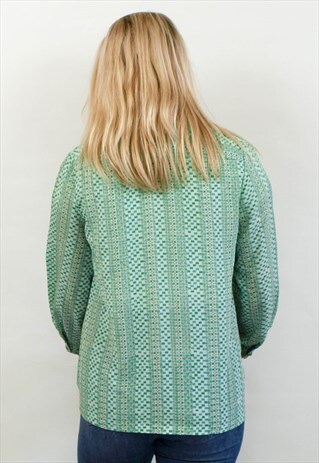 VINTAGE ABSTRACT PATTERN SHIRT