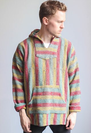 VINTAGE BAJA MEXICAN HOODIE