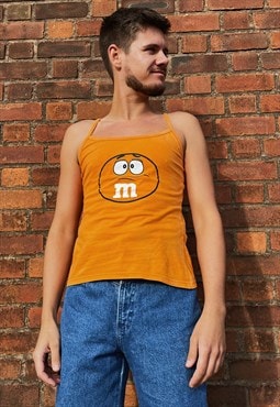 Orange M&M Vintage Vest