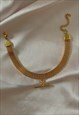 GOLD T BAR BRACELET