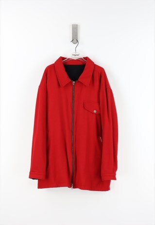 MARLBORO FLANNEL JACKET IN RED - XL