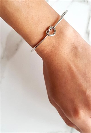 KNOT CUFF - SILVER