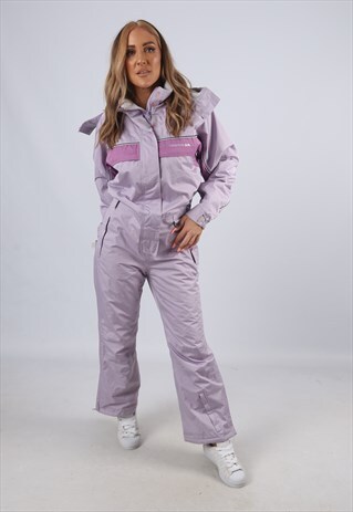 VINTAGE TRESPASS FULL SKI SUIT SNOW SPORTS UK 10 S (CM3C)