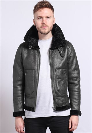VINTAGE LEATHER AVIATOR JACKET
