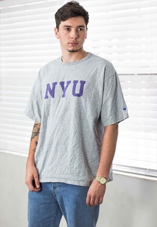 VINTAGE CHAMPION T-SHIRT LOGO 90S XL 10.9