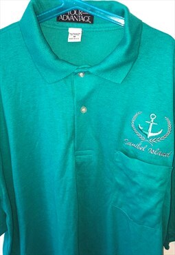 Vintage 90s Sanibel Island USA Souvenir Polo Shirt T-shirt