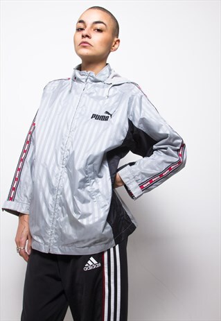 VINTAGE 90S PUMA REFLECTOR SPORTS JACKET ID:1441