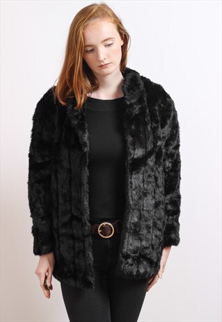 VINTAGE FAUX FUR JACKET