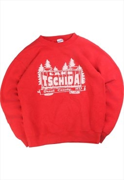 Vintage 90's Gildan Sweatshirt Lake Tschida
