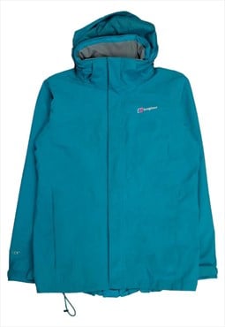 Women's Berghaus Gore-Tex Rain Jacket In Turquoise Size 10 