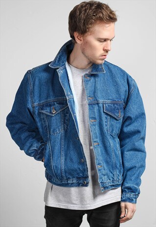 VINTAGE LEVI'S DENIM SHERPA JACKET