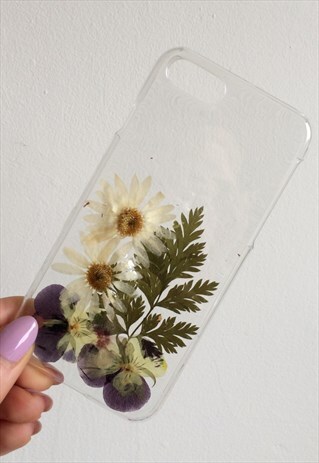 HANDMADE PRESSED FLOWER CASE