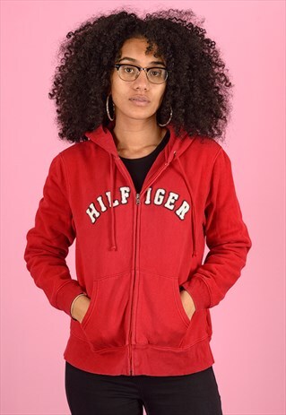 VINTAGE TOMMY HILFIGER SPELL OUT HOODIE