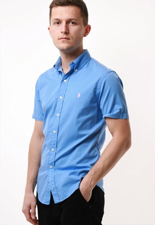 90S VINTAGE OLDSCHOOL POLO RALPH LAUREN COTTON SHIRT 16395