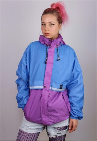 AQUA GUARD VINTAGE 90'S UNISEX WINDBREAKER JACKET