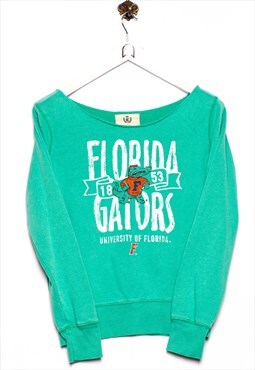 Vintage  campus crew  Sweatshirt Florida Gaiors Print Green