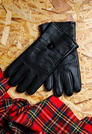 VINTAGE BLACK GLOVES