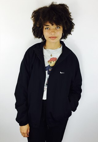 NIKE BLACK WINDBREAKER JACKET