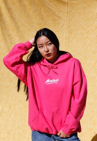 MALADE NATION HOODIE PINK - FLAMINGO