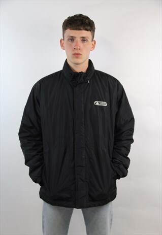 VINTAGE ADIDAS BLACK PADDED JACKET
