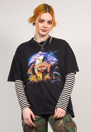 HARLEY-DAVIDSON 90'S EAGLE PRINT T-SHIRT