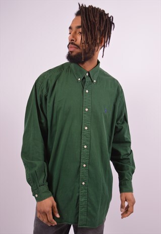 VINTAGE RALPH LAUREN SHIRT GREEN