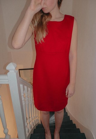 SIX SABLES - CARELL WOOL DRESS