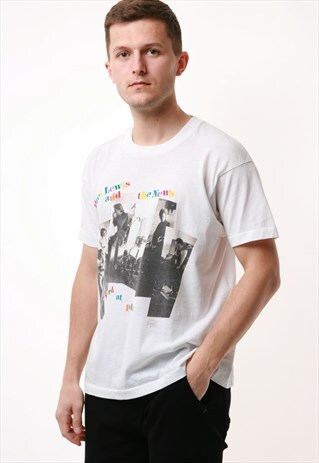 90S VINTAGE HUEY LEWIS AND THE NEWS GRAPHIC T-SHIRT 16437