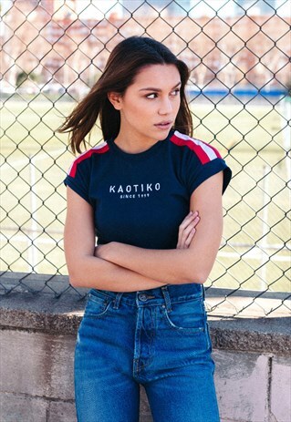NAVY BLUE BASIC TOP