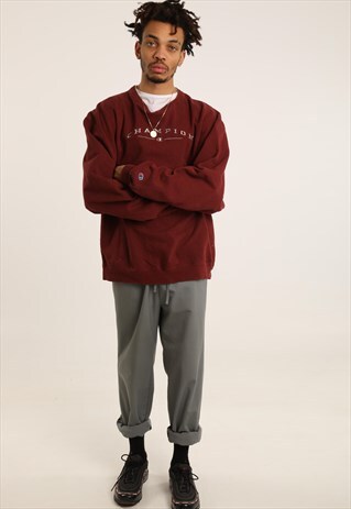 VINTAGE CHAMPION EMBROIDERED SWEATSHIRT