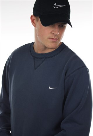 VINTAGE 90S NIKE SMALL LOGO SWEATSHIRT JUMPER