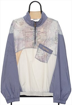 Vintage Reebok 90s Purple Windbreaker Jacket Mens