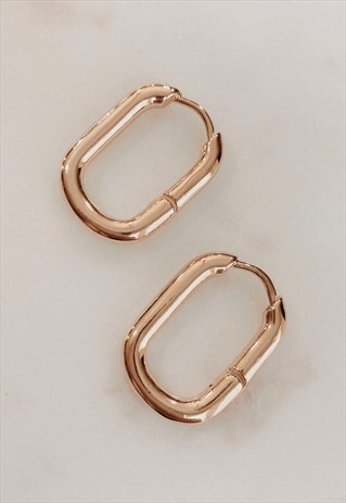 U SHAPE HOOP EARRINGS