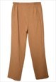 VINTAGE BROWN ALFRED DUNNER CLASSIC TROUSERS - W30