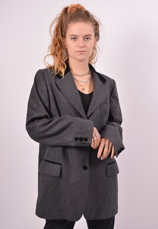 VINTAGE AQUASCUTUM BLAZER JACKET GREY