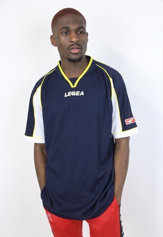 VINTAGE 90'S NAVY SPORTS JERSEY