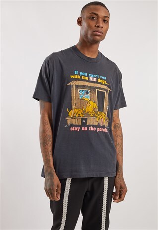 VINTAGE DOG PRINT T-SHIRT