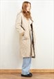 VINTAGE 80'S WOMEN SHEEPSKIN COAT IN BEIGE