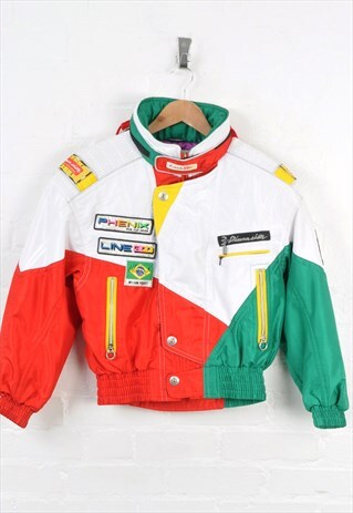 VINTAGE NELSON PIQUET SKI JACKET LADIES XS