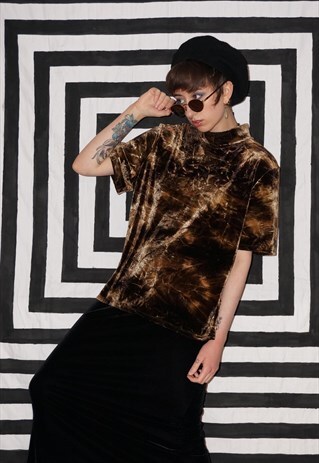 VINTAGE 90'S VELVET TOP